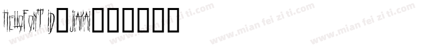 HelloFont ID-JiaKai字体转换